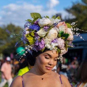 Custom Flower Crown (Adjustable)